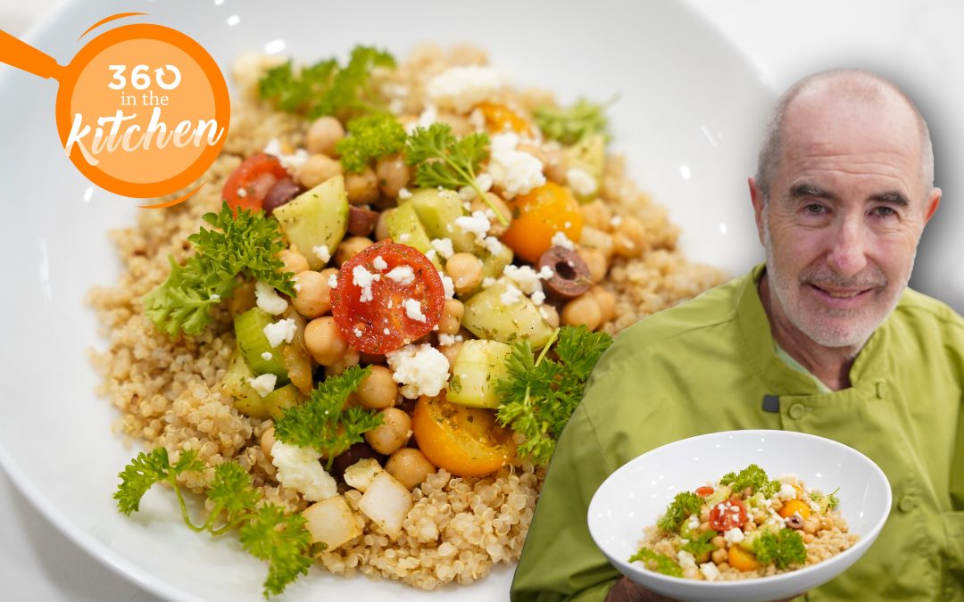 360 In the Kitchen: Mediterranean Chickpea Salad